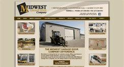 Desktop Screenshot of midwestgaragedoor.com